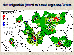 Net migration (ward to other regions), White 